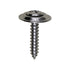 Auveco No. 3538 6 X 3/4" Phillips Oval SEMS Cntrsnk Washer Tapping Screw, Quantity - 100