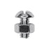Auveco # 3718 Round Head Stove Bolt With Hex Nut 1/4" X 1/2". Qty 100.