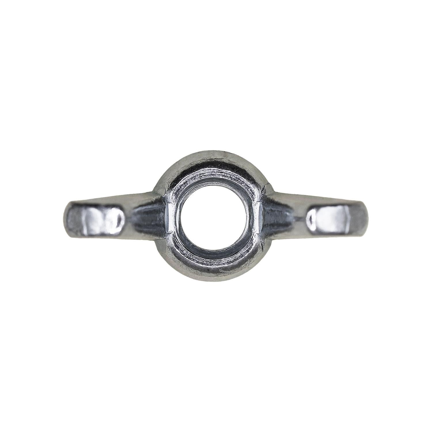 Auveco No. 3743 3/8"-16 Cold Forged Wing Nuts-Nickel, Quantity - 50