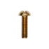 Auveco # 3859 10-32 X 5/8" Slotted Round Head Brass Machine Screw. Qty 100.