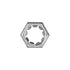 Auveco No. 3975 Hex Palnut 3/8"-24 Thread 9/16" Hex Zinc, Quantity - 100