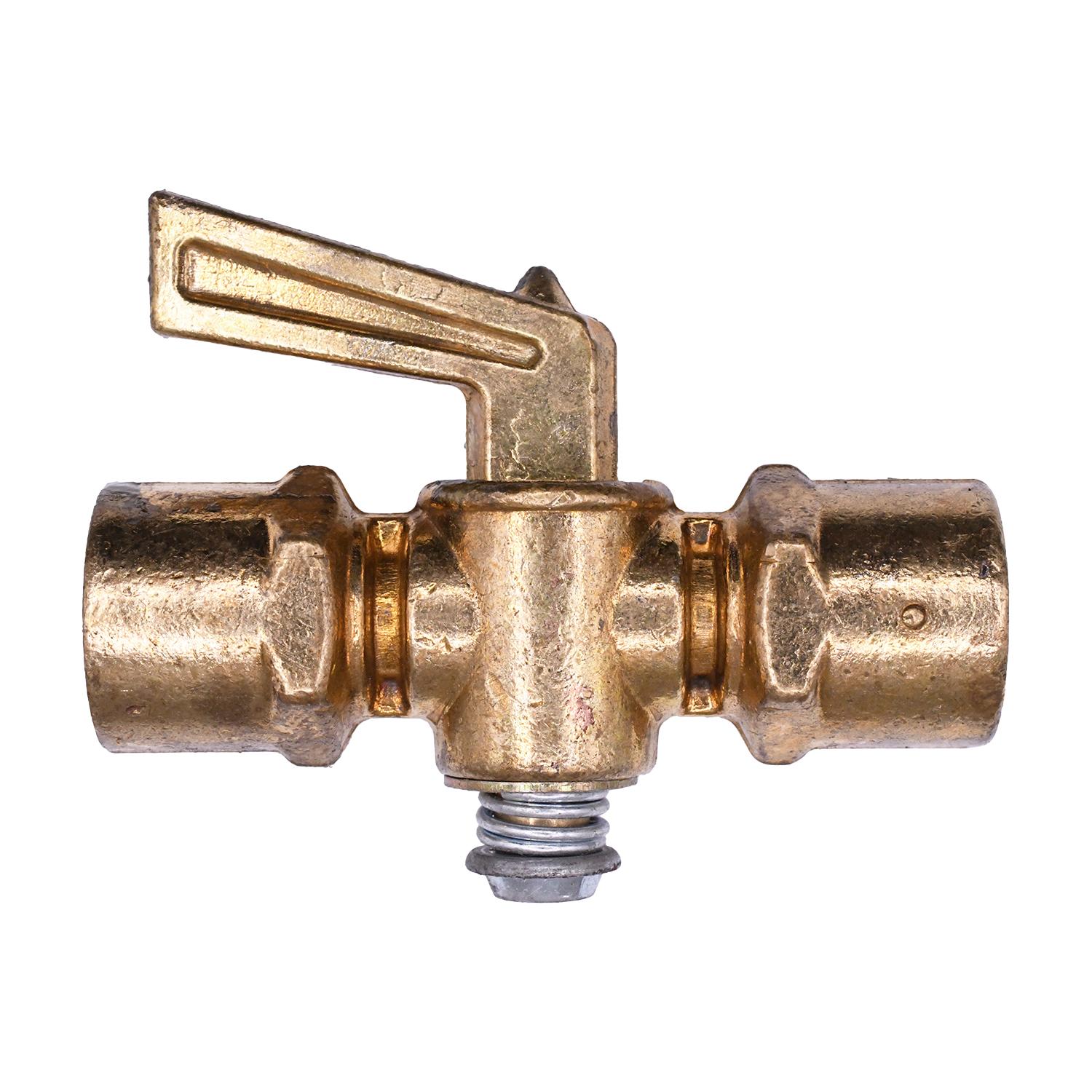 Auveco # 401 Brass Ground Plug Shutoff Valve Cock 1/4" Pipe. Qty 3.
