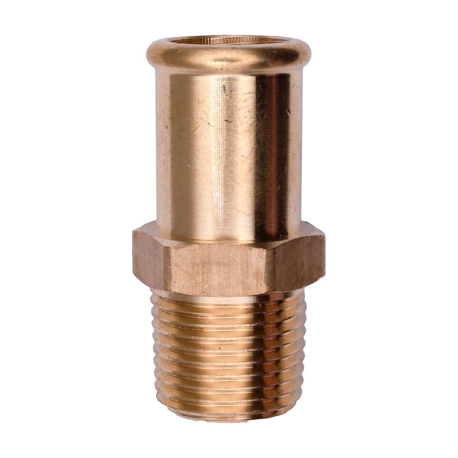 Auveco No. 416 Hose Barb Tube To Male Pipe 5/8" Inside Diameter 3/8" Thread, Quantity - 5