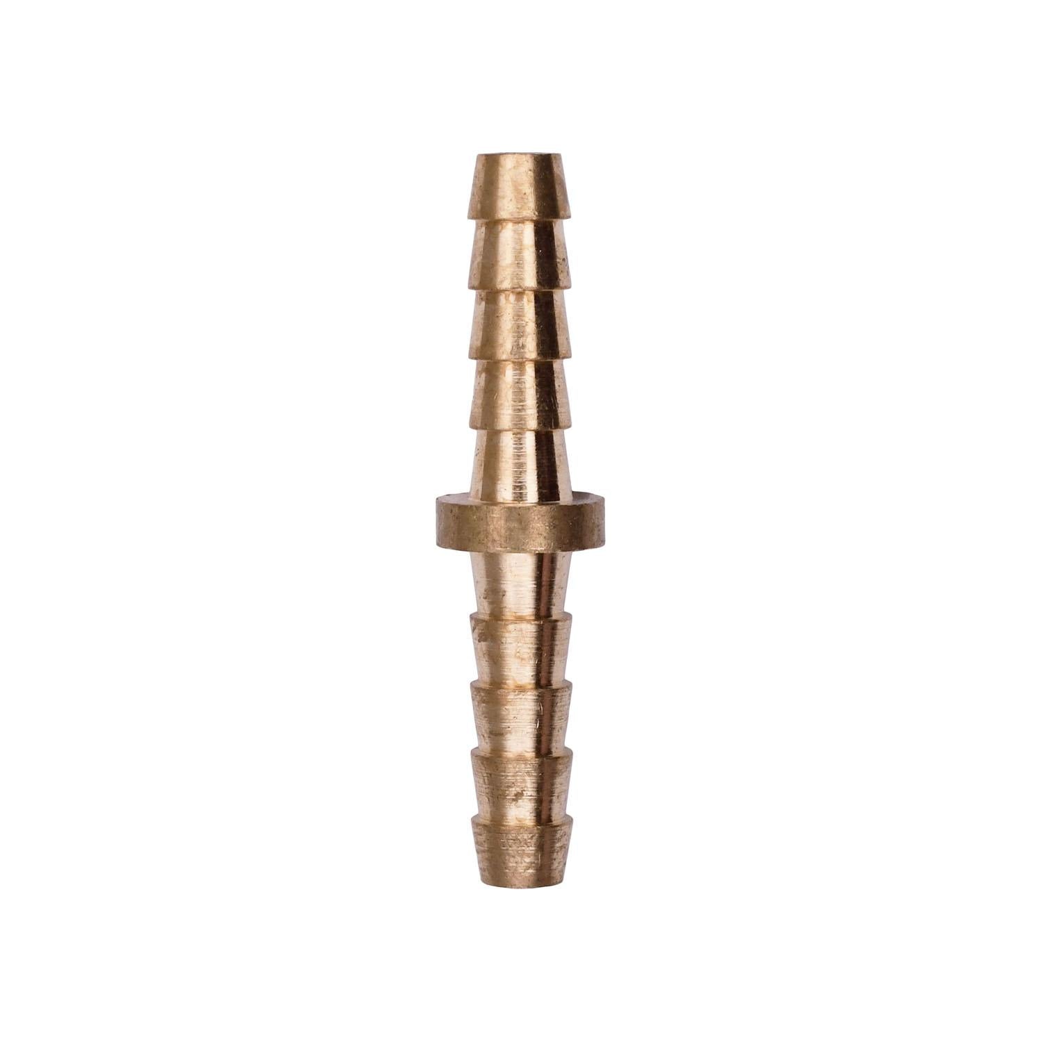Auveco No. 419 Barbed Hose Coupler Brass 3/16" Inside Diameter, Quantity - 5