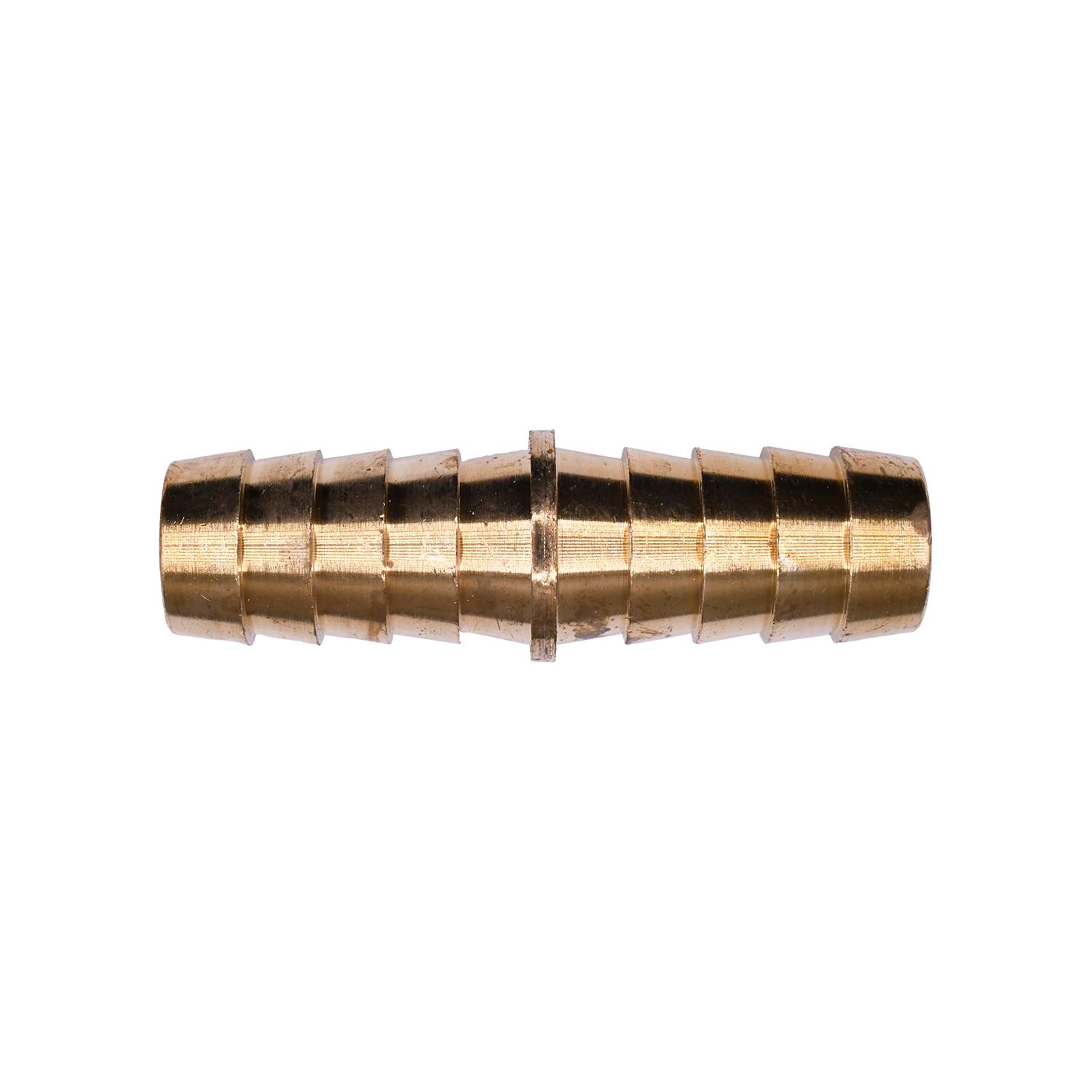 Auveco No. 423 Barbed Hose Coupler Brass 1/2" Inside Diameter, Quantity - 5
