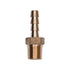 Auveco No. 424 Hose Barb To Taper Male Pipe 3/16" Inside Diameter 1/8" Thread, Quantity - 10