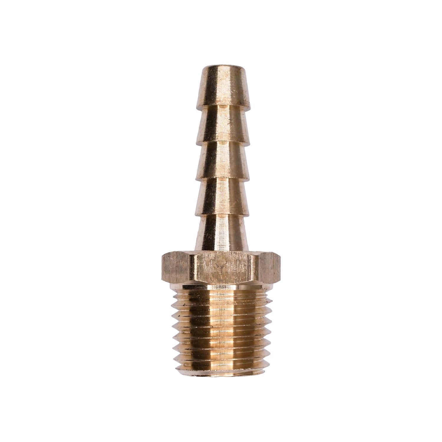 Auveco No. 426 Hose Barb To Taper Male Pipe 1/4" Inside Diameter 1/4" Thread, Quantity - 10