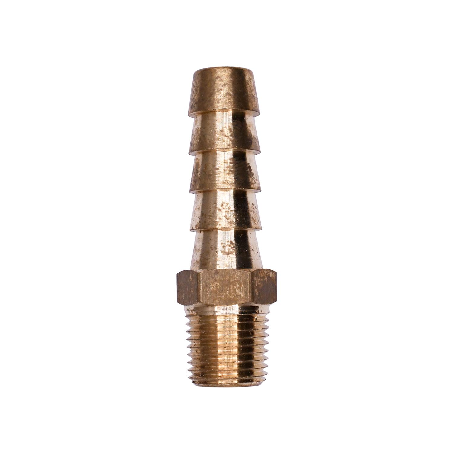Auveco No. 428 Hose Barb To Taper Male Pipe 5/16" Inside Diameter 1/8" Thread, Quantity - 10