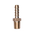 Auveco # 429 Brass Hose Barb 5/16" To Male Pipe 1/4" Adapter. Qty 5.