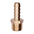 Auveco No. 432 Hose Barb To Taper Male Pipe 3/8" Inside Diameter 3/8" Thread, Quantity - 5
