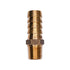 Auveco # 433 Brass Hose Barb 1/2" To Male Pipe 1/4" Adapter. Qty 5.