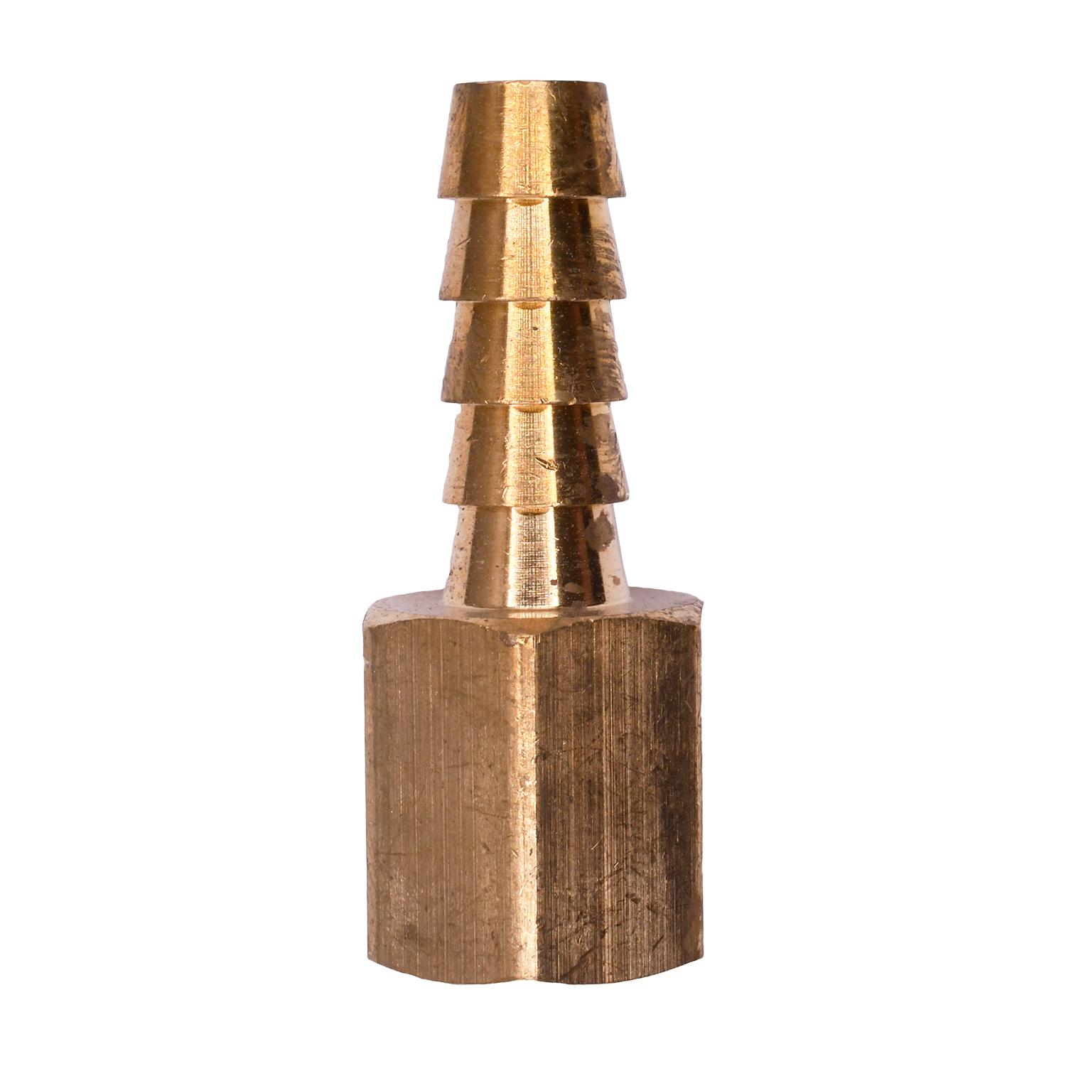 Auveco No. 438 Hose Barb To Tpr Female Pipe 5/16" Inside Diameter 1/4" Thread, Quantity - 5
