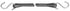 Auveco No. 4450 Rubber Hold Down Straps 20" Length, Quantity - 10
