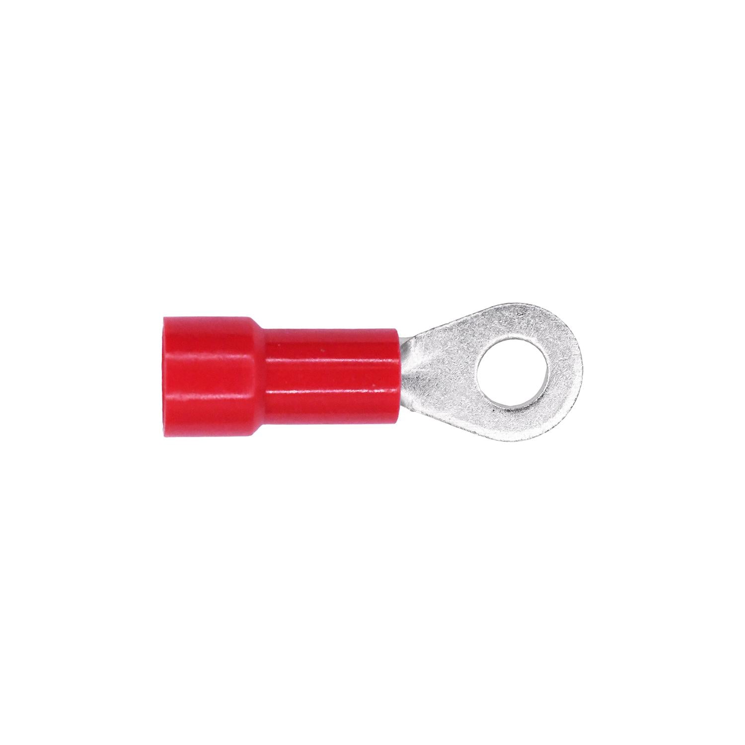 Auveco # 5021 Vinyl Insulator Ring Term 22-18 Gauge Number 4-6 Stud. Qty 100.