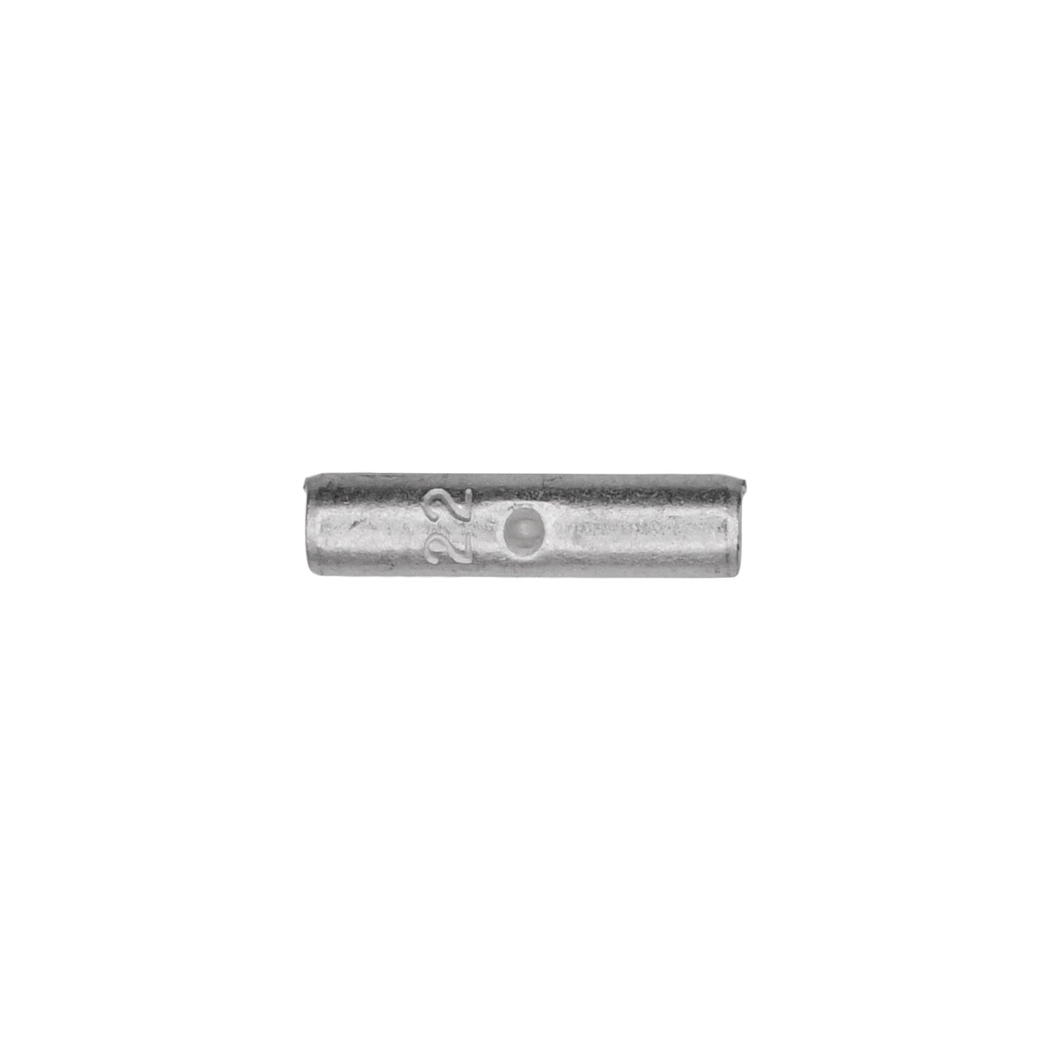Auveco # 5044 Non-Insulating Butt Connector 22-18 Gauge. Qty 100.