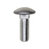 Auveco No. 5246 Bumper Bolt 1/2"-13 X 1-1/2"Ss Rd Cap Hd, Quantity - 25