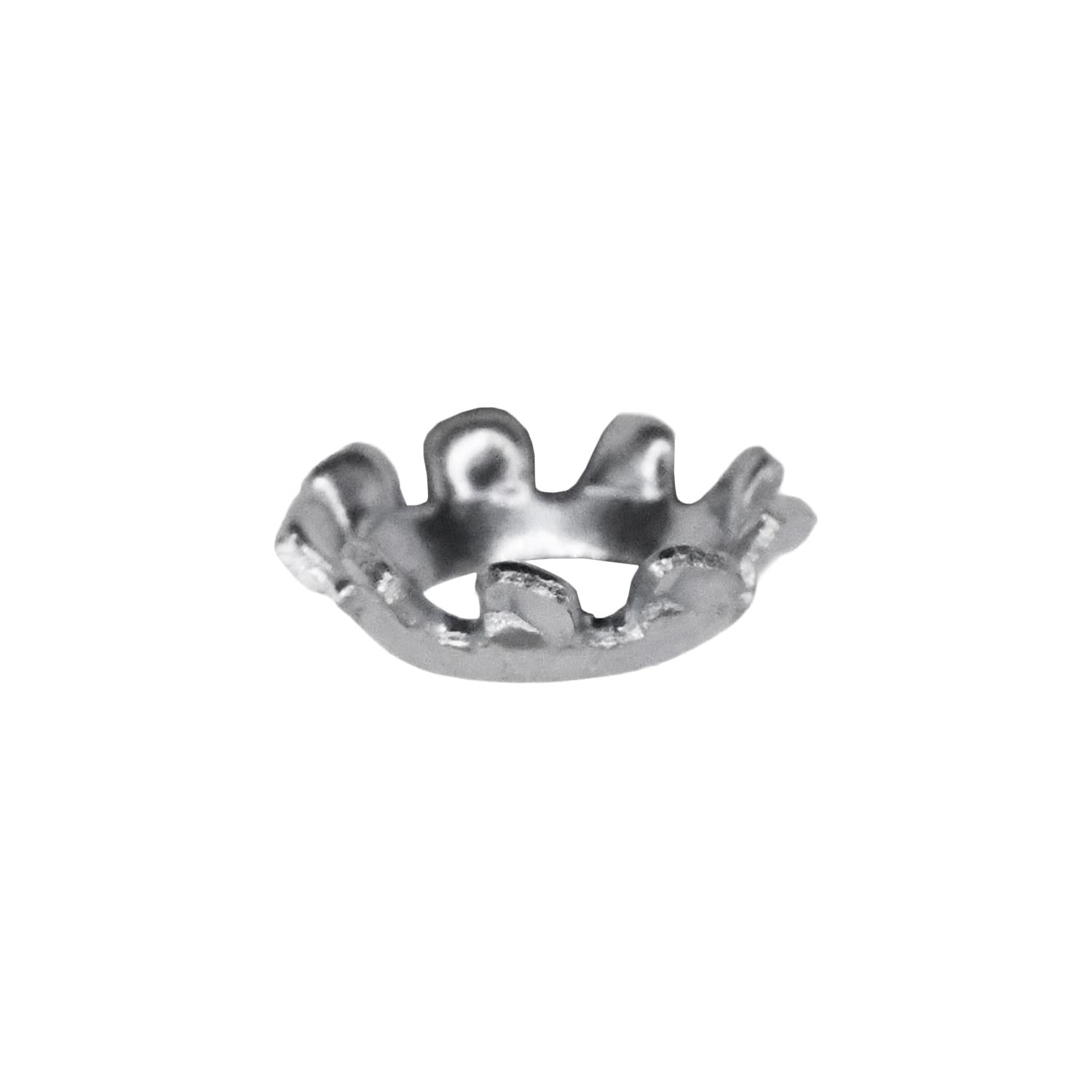 Auveco No. 5271 #8 Countersunk External Lock Washer Zinc, Quantity - 100