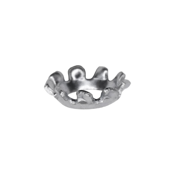 Auveco No. 5271 #8 Countersunk External Lock Washer Zinc, Quantity - 100
