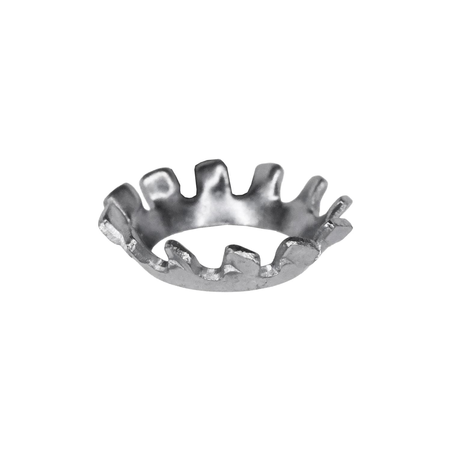Auveco No. 5274 #14 Countersunk External Lock Washer Zinc, Quantity - 100