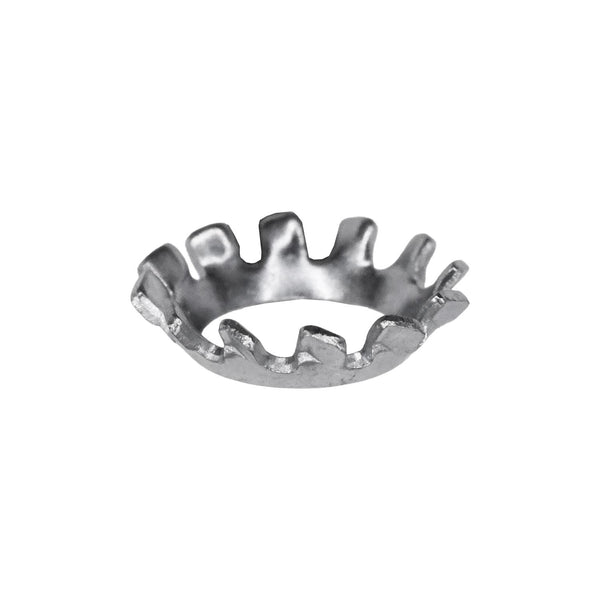 Auveco No. 5274 #14 Countersunk External Lock Washer Zinc, Quantity - 100