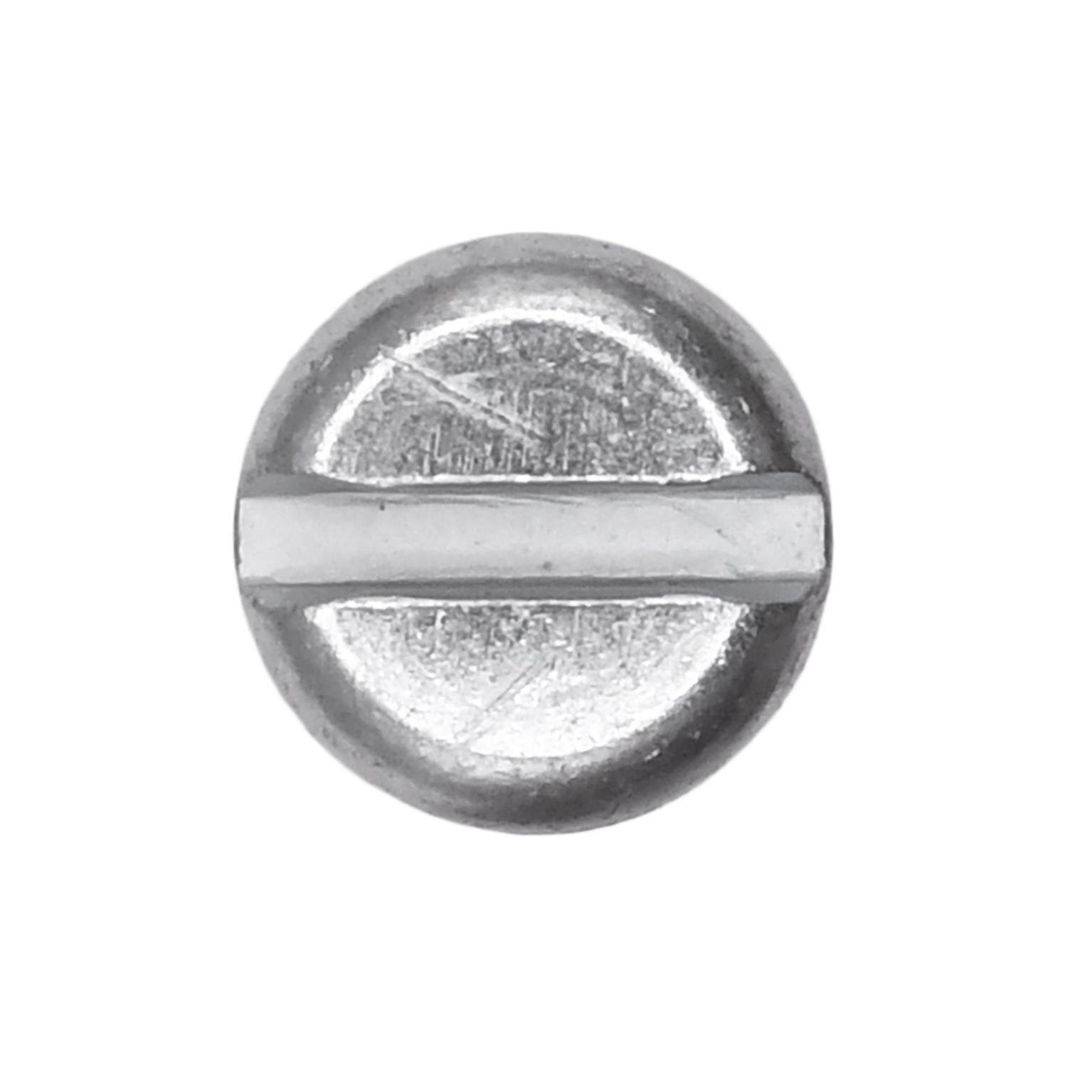 Auveco No. 5292 8/32" X 1/2" Slotted Pan Head Type F Zinc Thread Cutting Screw, Quantity - 100