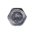 Auveco No. 5329 3/8" X 3/4" Indented Hex Head 9/16" Af Tapping Screw Zinc AB, Quantity - 50