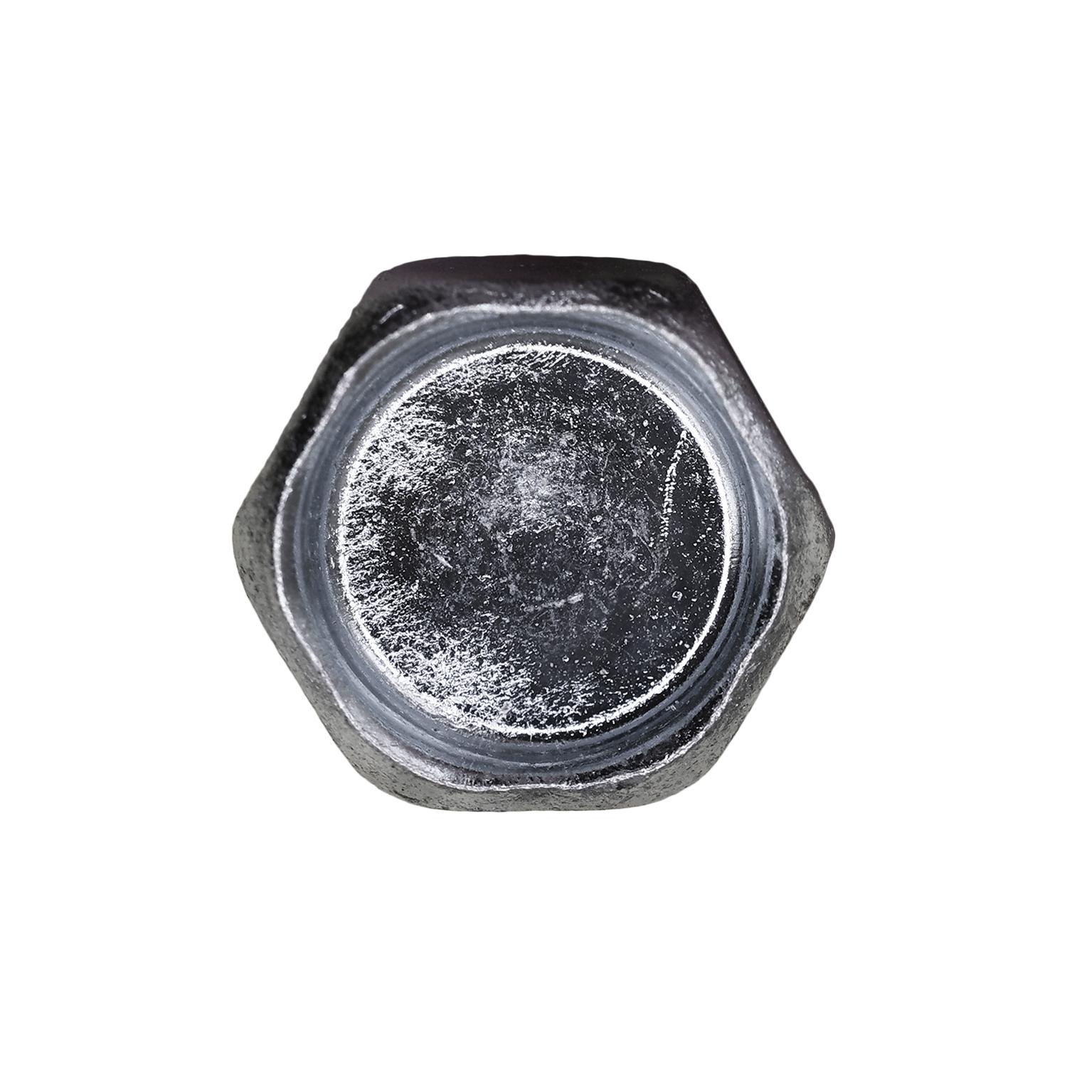 Auveco No. 5330 3/8" X 1" Indented Hex Head 9/16" AF Tapping Screw Zinc AB, Quantity - 50