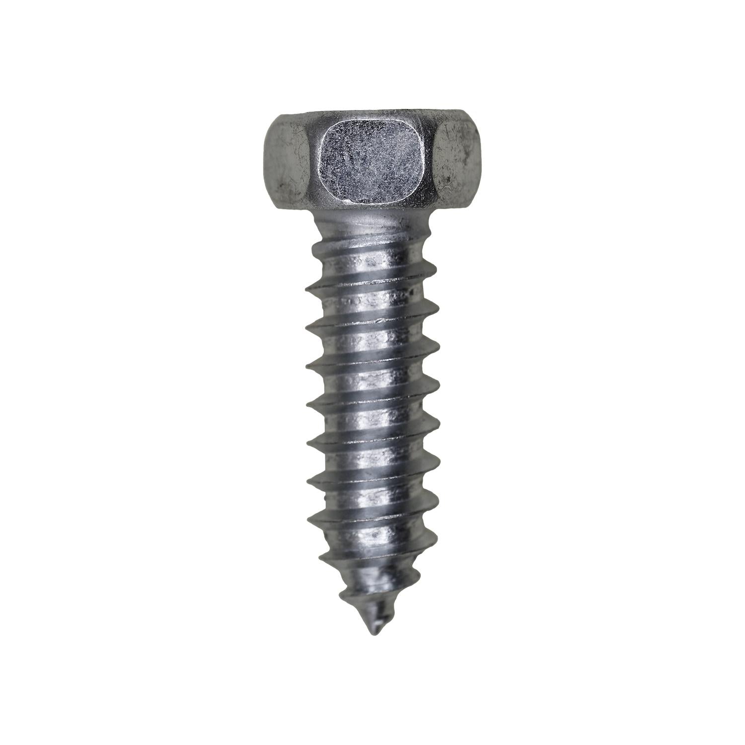 Auveco No. 5331 3/8" X 1-1/4" Indented Hex Head 9/16" Af Tapping Screw Zinc, Quantity - 50