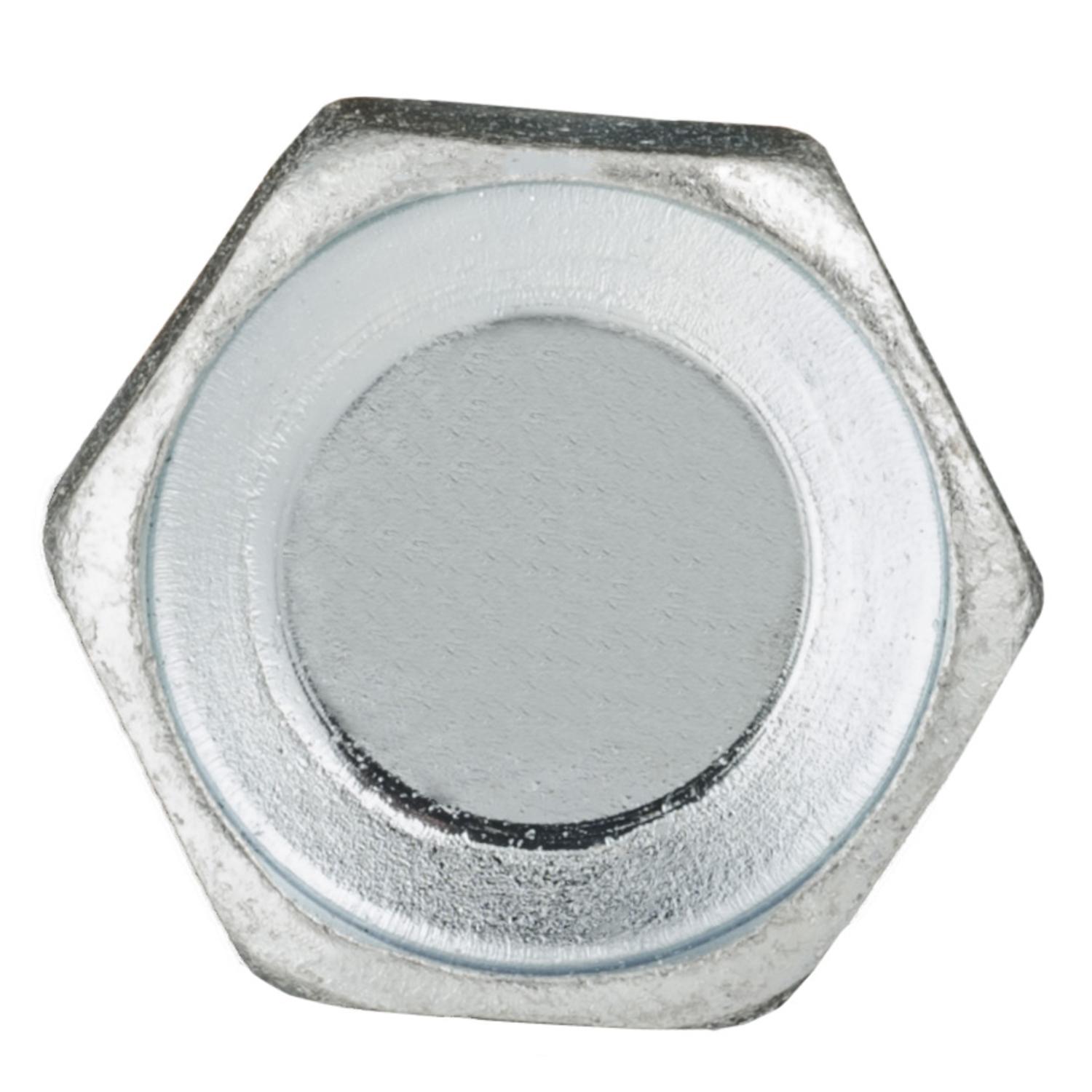 Auveco No. 5332 3/8" X 1-1/2" Indented Hex Head 9/16" Af Tapping Screw Zinc, Quantity - 50