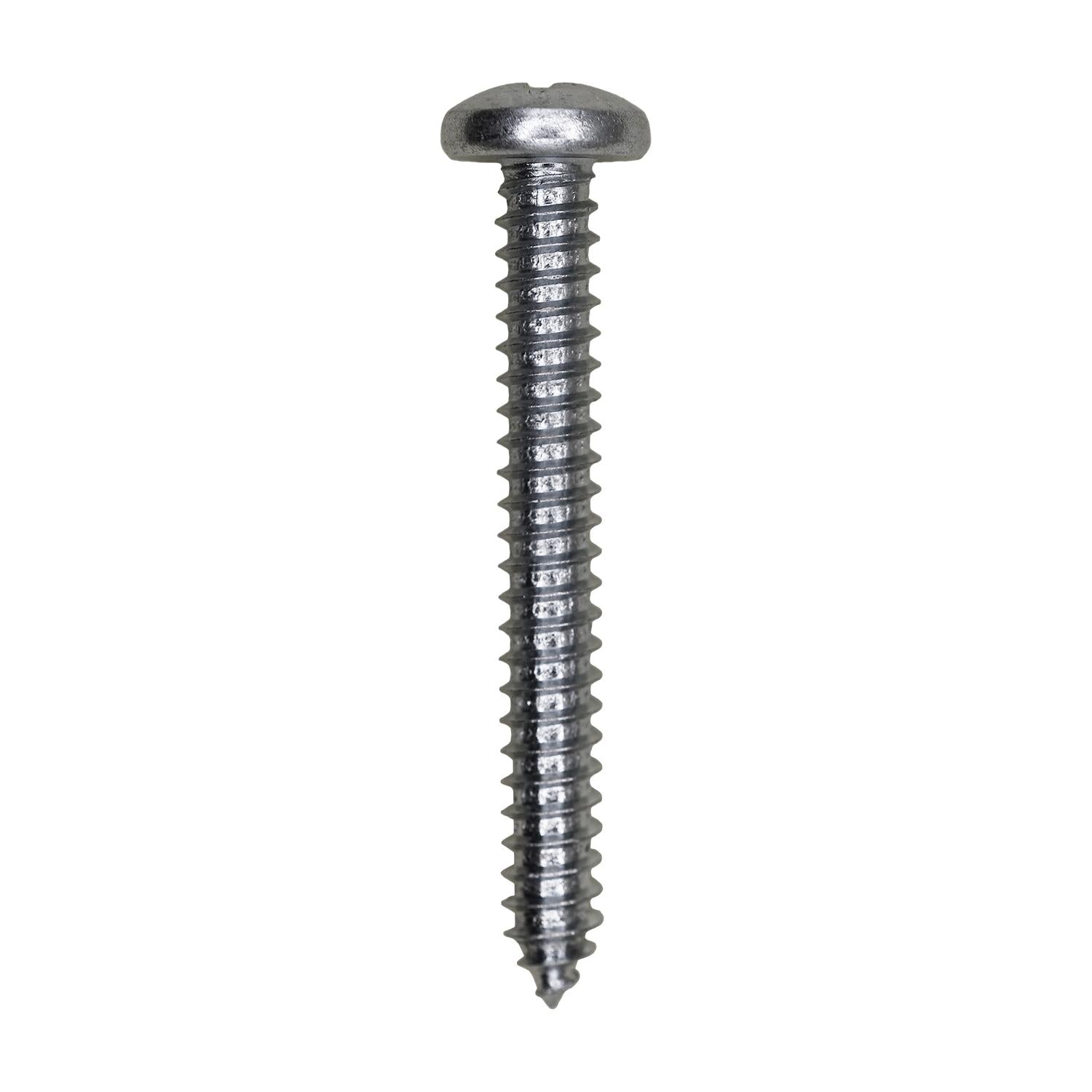 Auveco No. 5634 14 X 2" Phillips Pan Head Tapping Screw Zinc AB, Quantity - 100