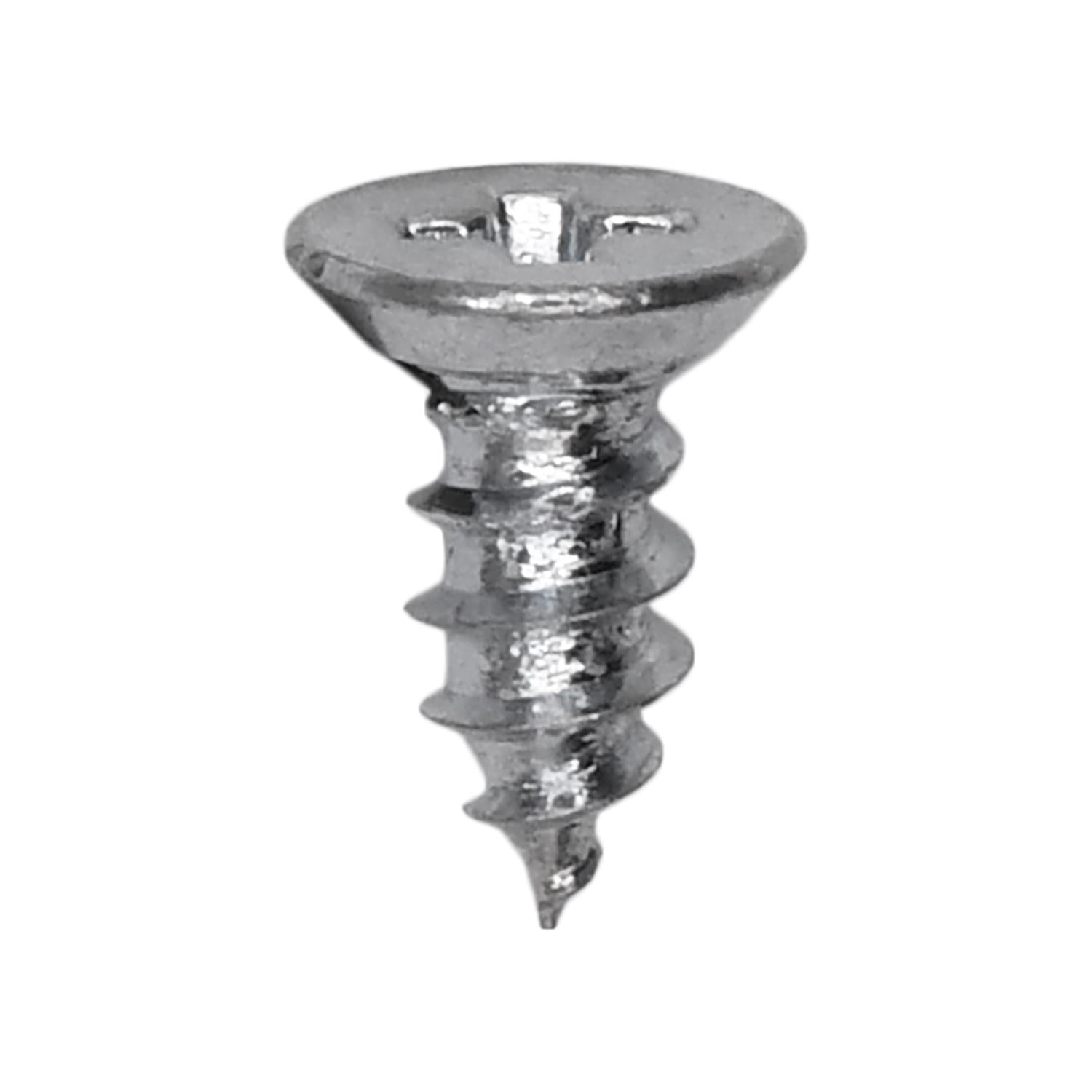 Auveco No. 5646 4 X 1/4" Phillips Flat Head Tapping Screw Zinc AB, Quantity - 100