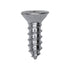 Auveco No. 5647 4 X 3/8" Phillips Flat Head Tapping Screw Zinc AB, Quantity - 100
