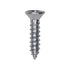 Auveco No. 5648 4 X 1/2" Phillips Flat Head Tapping Screw Zinc AB, Quantity - 100