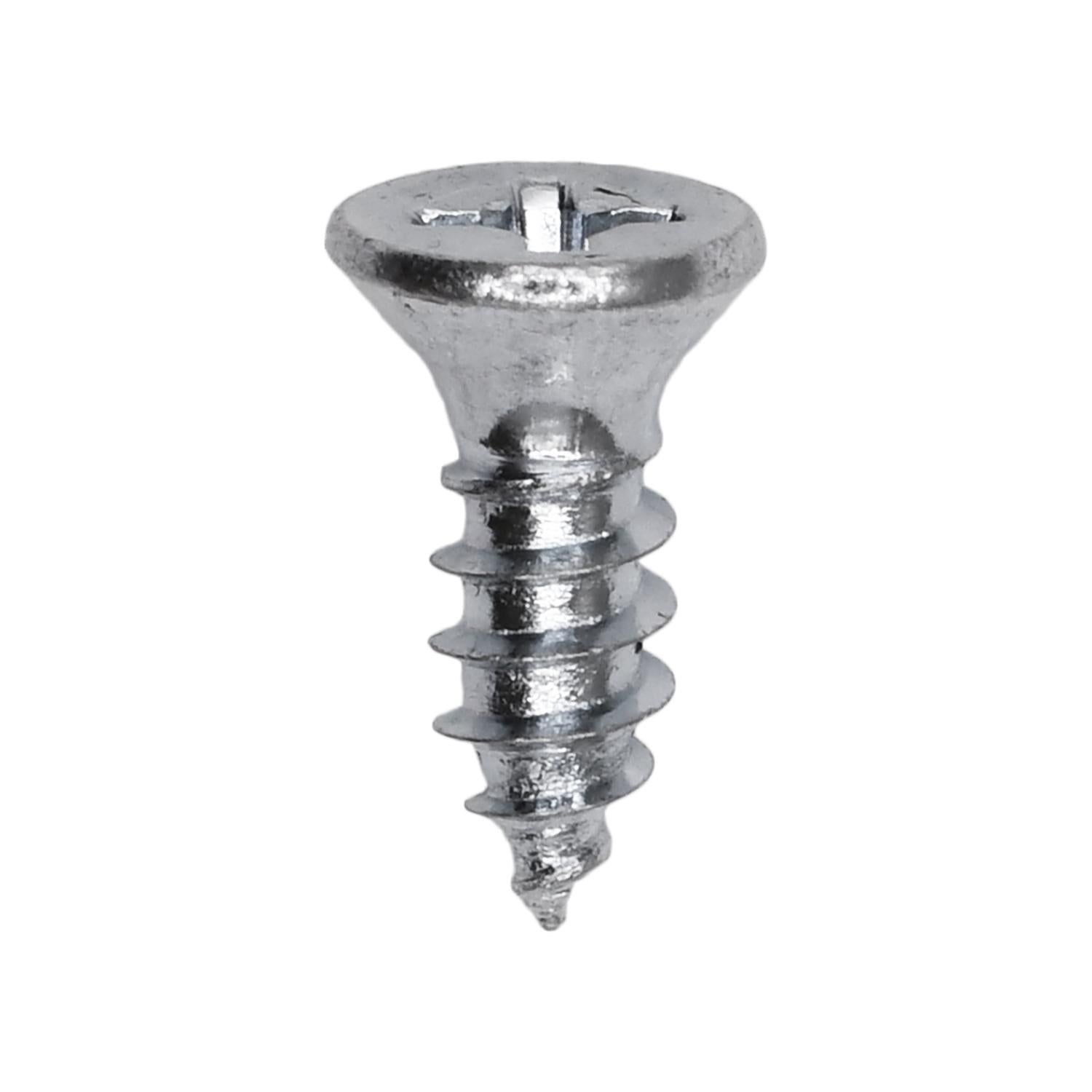 Auveco No. 5655 8 X 1/2" Phillips Flat Head Tapping Screw Zinc AB, Quantity - 100