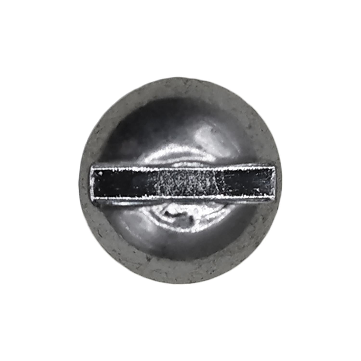 Auveco No. 5700 6/32" X 3/8" Slotted Rd Head Machine Screw Zinc, Quantity - 100