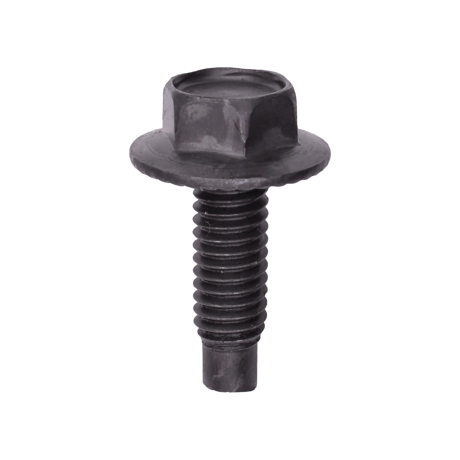 Auveco No. 5711 5/16"-18 X 1" Indented Hex Large Flange Washer Head Dog Point, Quantity - 50