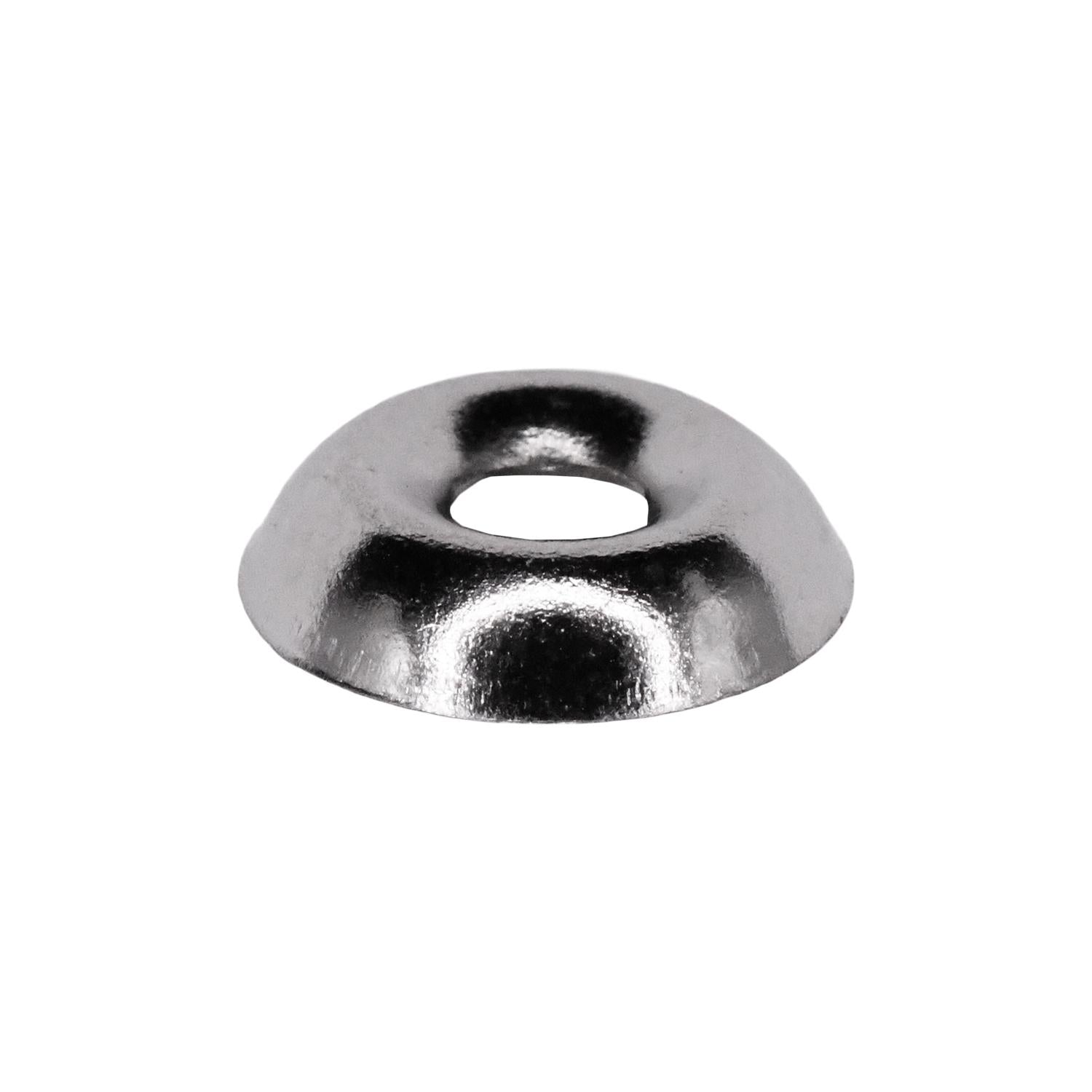 Auveco No. 612 Number 4 Countersunk Washer Nickel On Brass, Quantity - 100