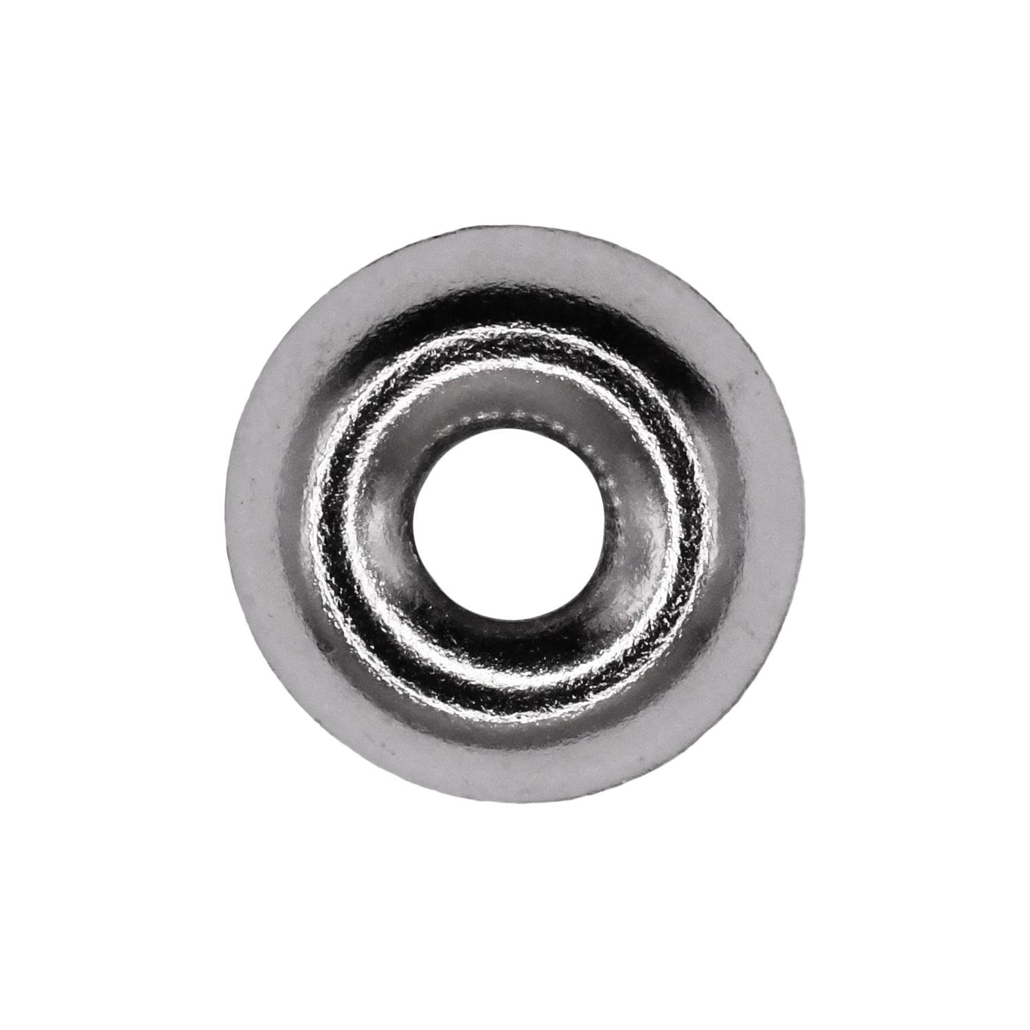 Auveco No. 612 Number 4 Countersunk Washer Nickel On Brass, Quantity - 100