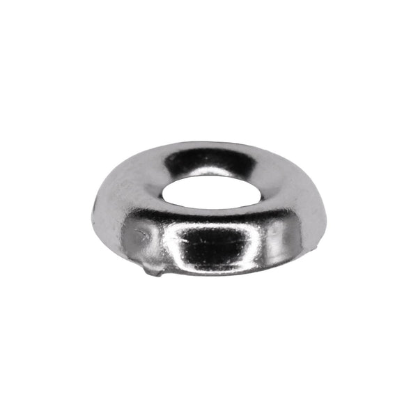 Auveco No. 614 Number 6 Countersunk Washer Nickel On Brass, Quantity - 100