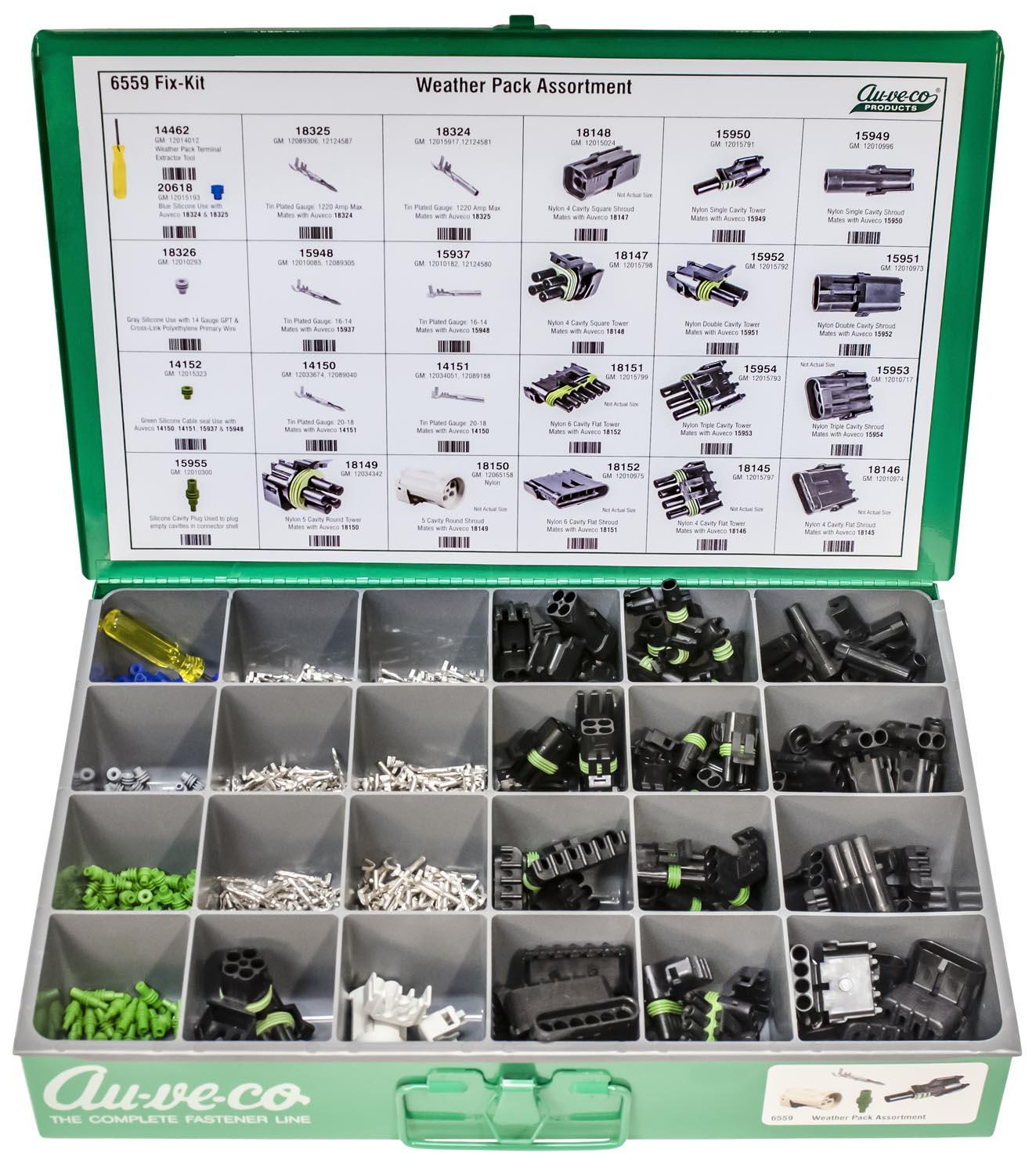 Auveco Item 6559 Weather Pack Assortment. Quantity 1
