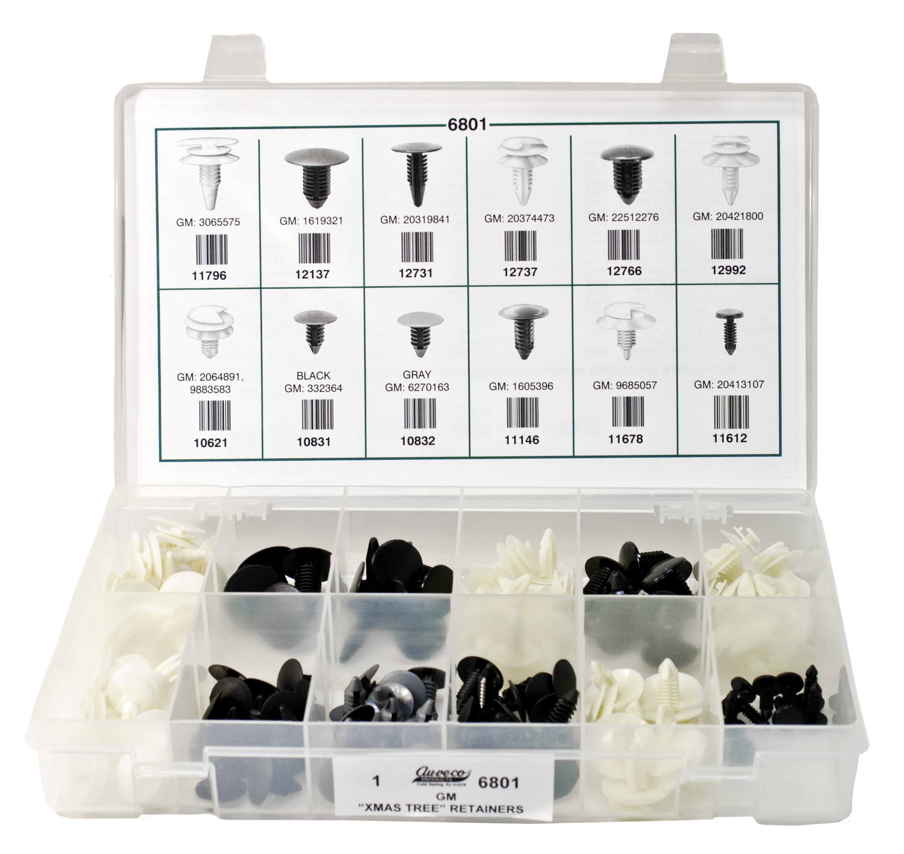 Auveco No. 6801 GM Christmas Tree Retainer Quik-Select Kit, Quantity - 1 KIT