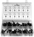 Auveco No. 6806 Nylon Rivet Quik-Select Kit, Quantity - 1 KIT