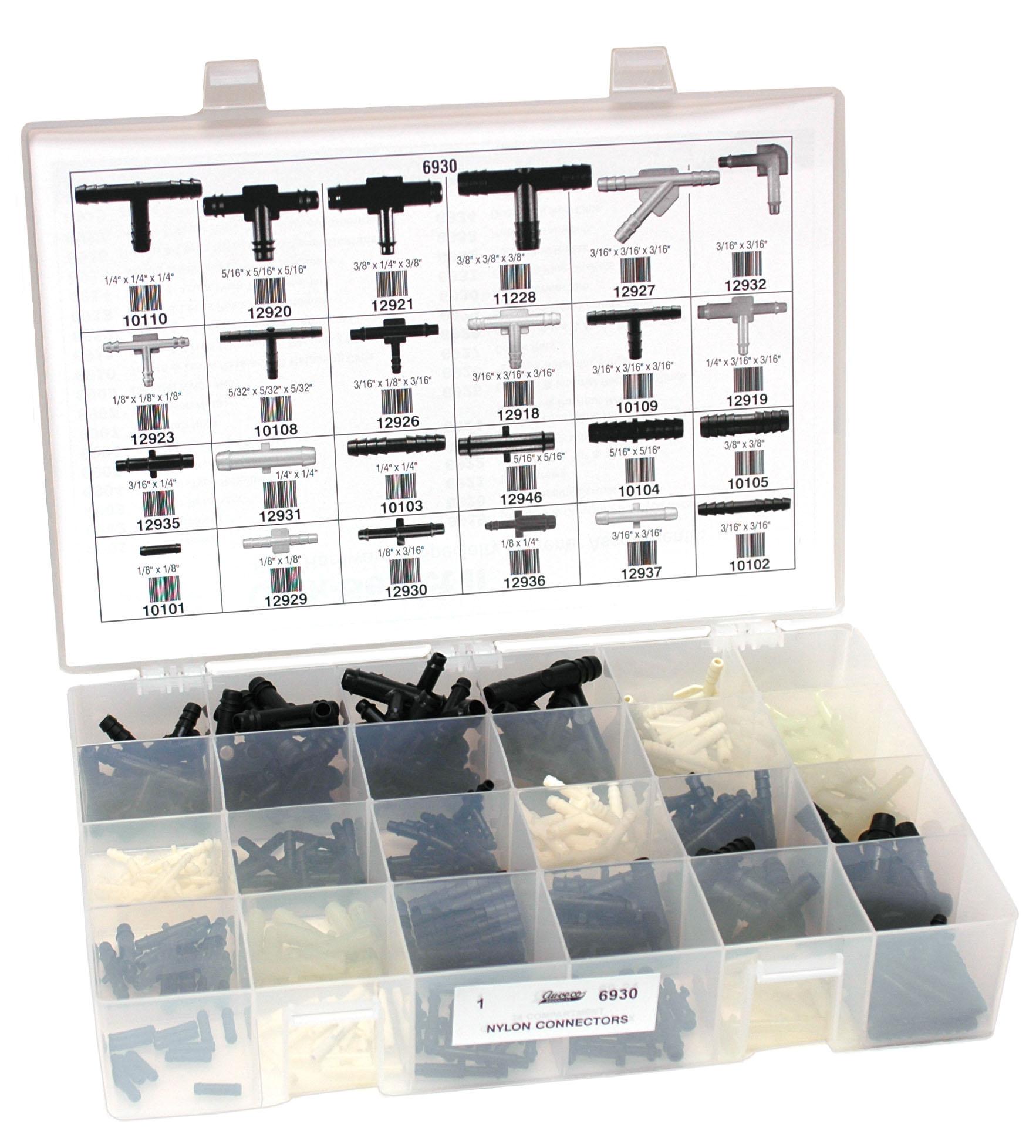 Auveco No. 6930 Nylon Connectors-Kit, Quantity - 1 KIT