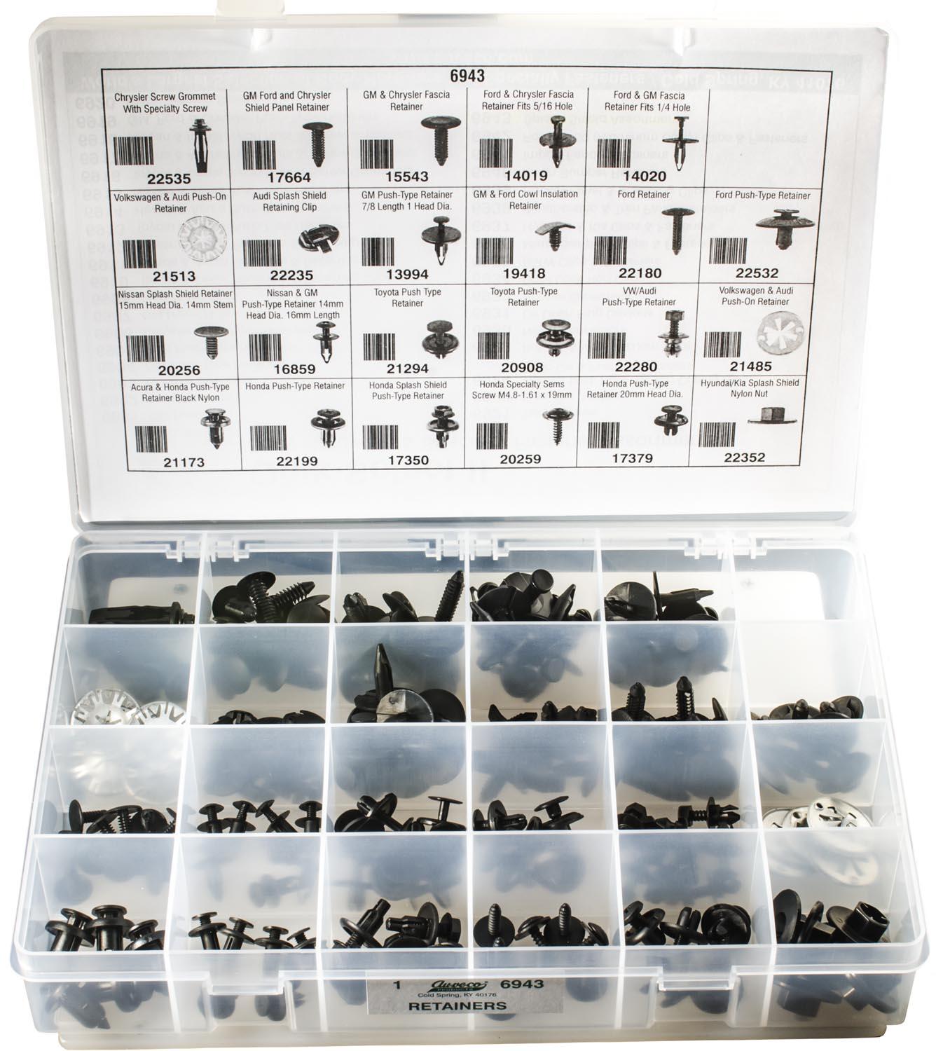 Auveco No. 6943 Splash Shield Assortment, Quantity - 1