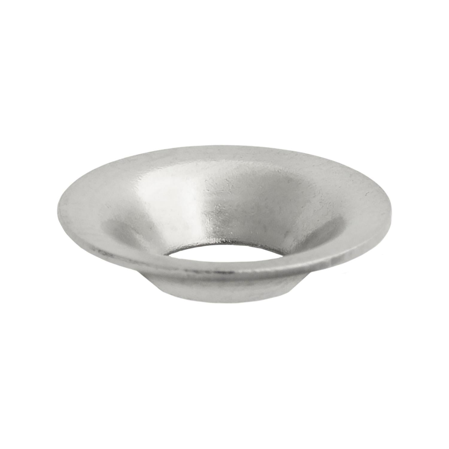 Auveco No. 7137 #6 Flush Brass Finishing Washer Nickel, Quantity - 144