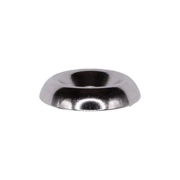 Auveco No. 7145 #8 Countersunk Brass Finishing Washer Nickel, Quantity - 144