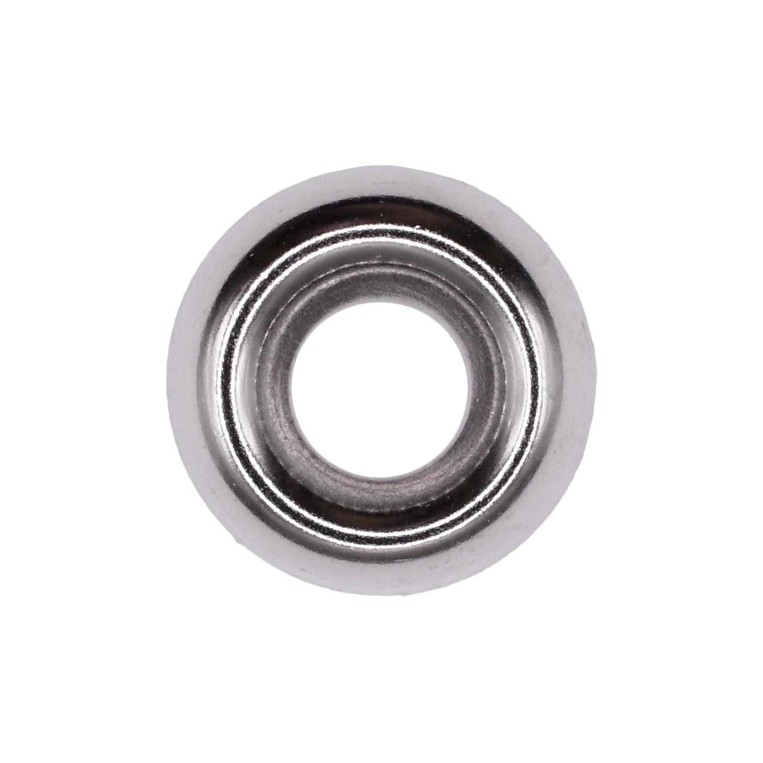 Auveco No. 7145 #8 Countersunk Brass Finishing Washer Nickel, Quantity - 144