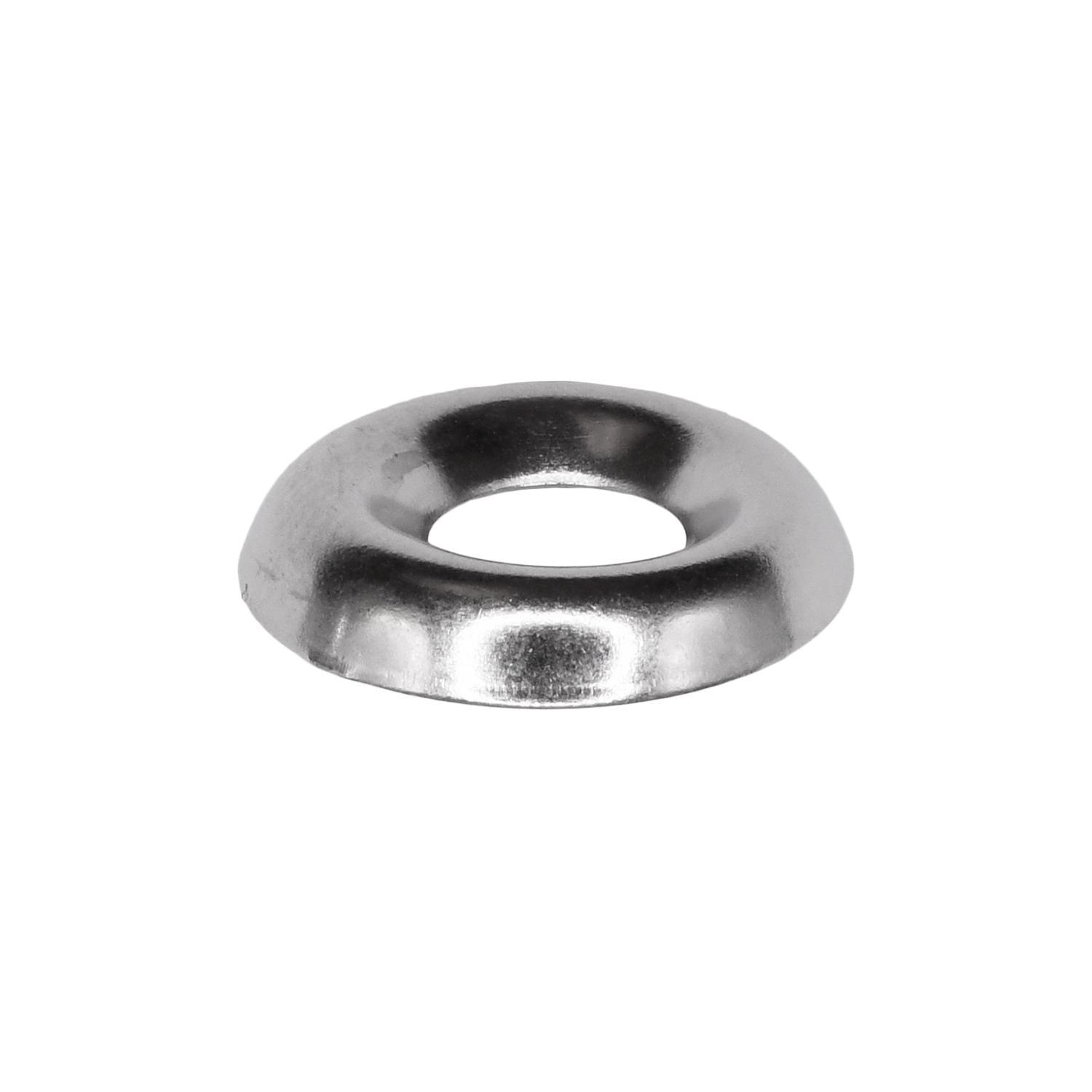 Auveco # 7147 #10 Countersunk Brass Finishing Washer Nickel. Qty 144.