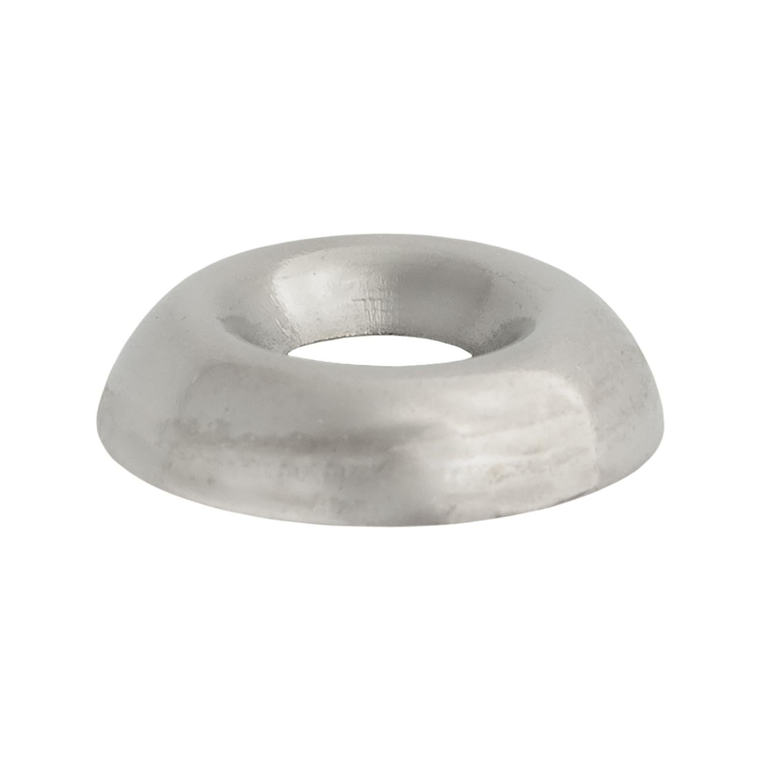 Auveco # 7613 Number 4 Countersunk Finishing Washer Nickel on Brass. Qty 1000.
