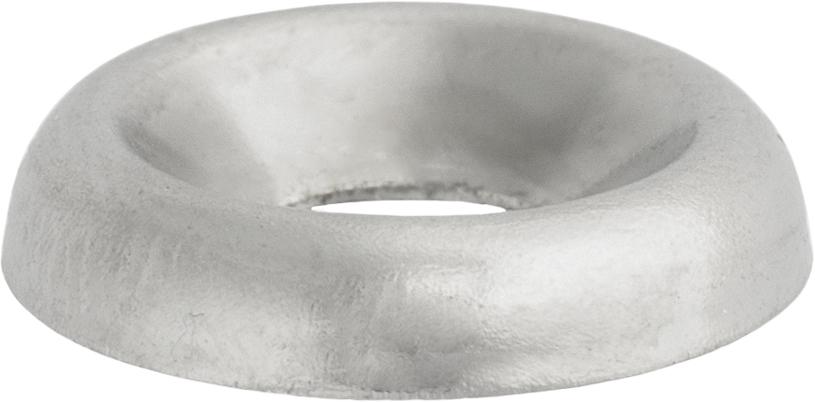 Auveco No. 7615 Countersunk Brass Finishing Washer Nickel, Quantity - 1000